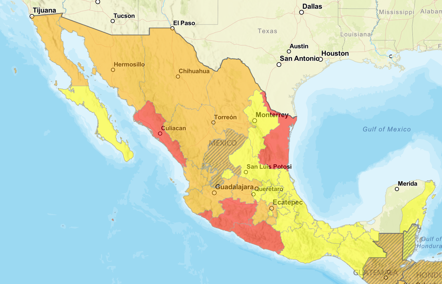 Most Dangerous Cities In Mexico In 2024